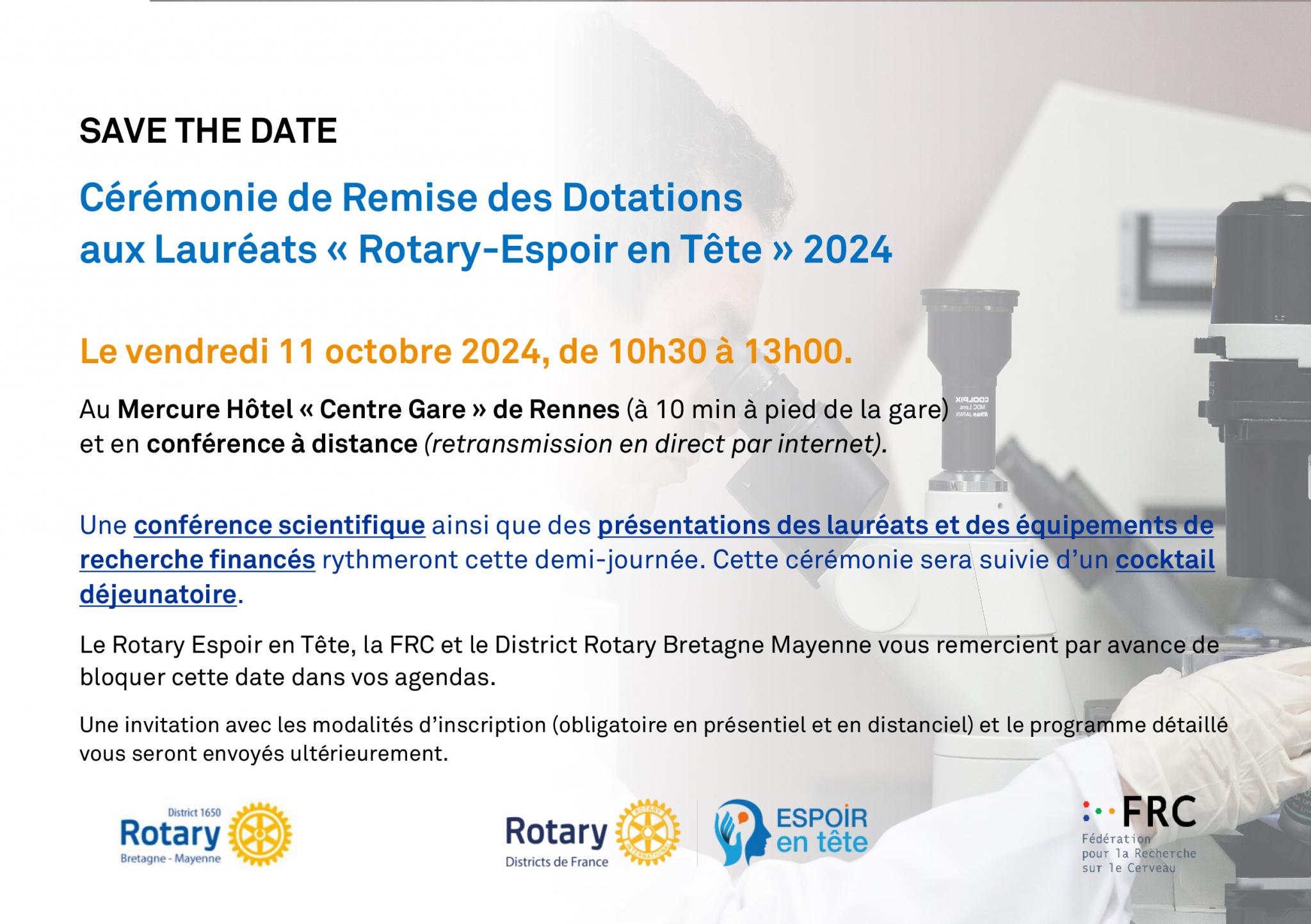 SAVE THE DATE cérémonie EET 11 oct 2024